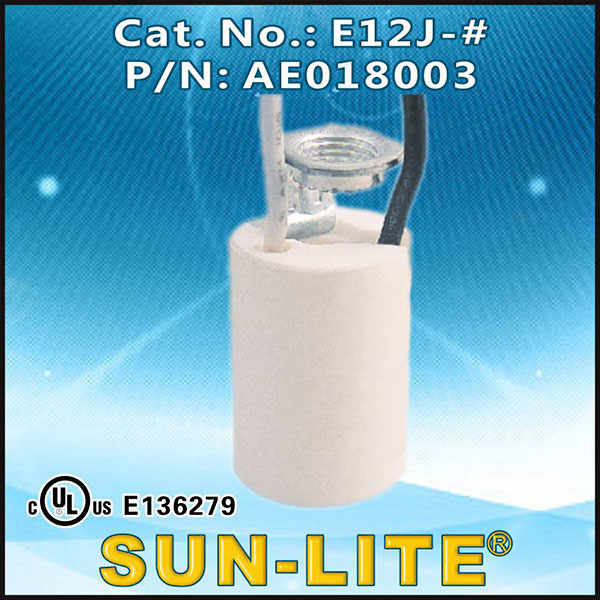 E12 Porcelain Lampholders E12j