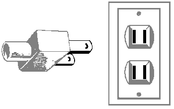 Flat blade plug